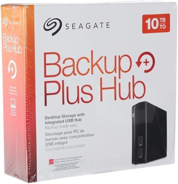 Seagate® Backup Plus Hub Desktop Drive 10T