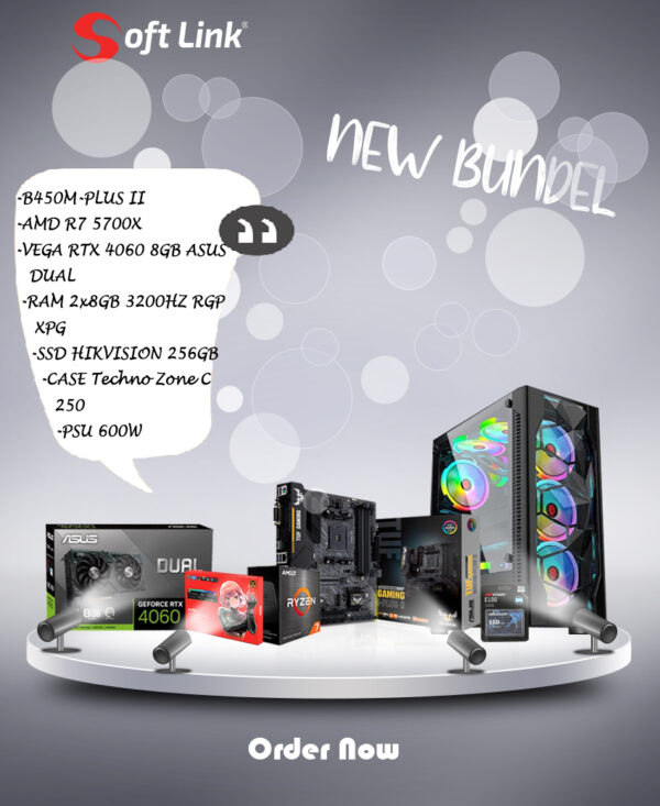 BUNDEL R7 5700X RTX 4060