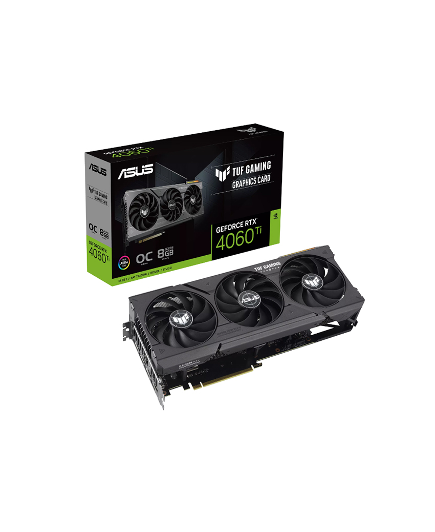 ASUS TUF Gaming GeForce RTX™ 4060 Ti 8GB GDDR6 OC Edition ASUS TUF Gaming GeForce RTX™ 4060 Ti 8GB GDDR6 OC Edition