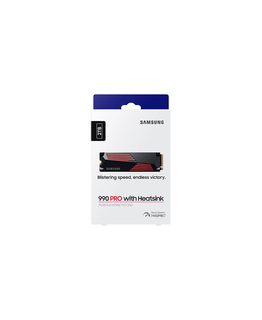 SAMSUNG 990 PRO w/ Heatsink PCIe®4.0 NVMe™ SSD 2TB SAMSUNG 990 PRO w/ Heatsink PCIe®4.0 NVMe™ SSD 2TB