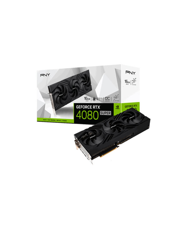 PNY GeForce RTX™ 4080 SUPER 16GB VERTO™ Overclocked Triple Fan DLSS 3