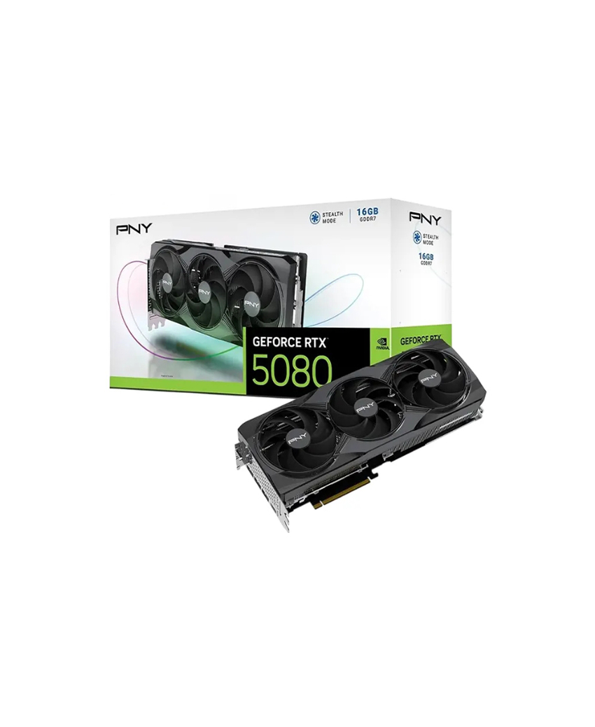 PNY GeForce RTX 5080 16GB GDDR7 PNY GeForce RTX 5080 16GB GDDR7