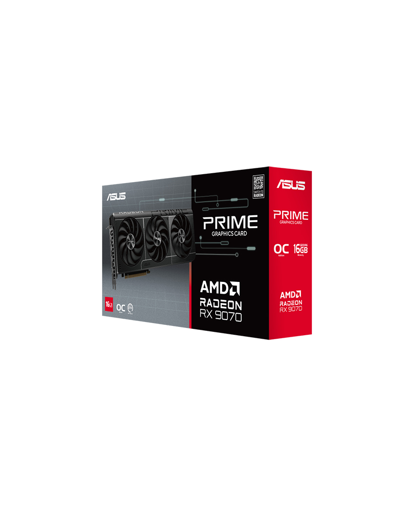 ASUS Prime Radeon™ RX 9070 OC Edition 16GB GDDR6 ASUS Prime Radeon™ RX 9070 OC Edition 16GB GDDR6