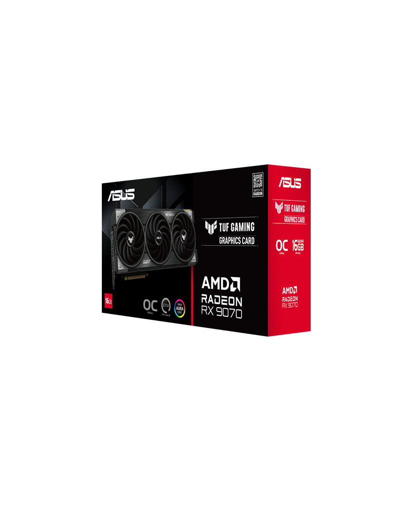 ASUS TUF Gaming Radeon™ RX 9070 OC Edition 16GB GDDR6 ASUS TUF Gaming Radeon™ RX 9070 OC Edition 16GB GDDR6