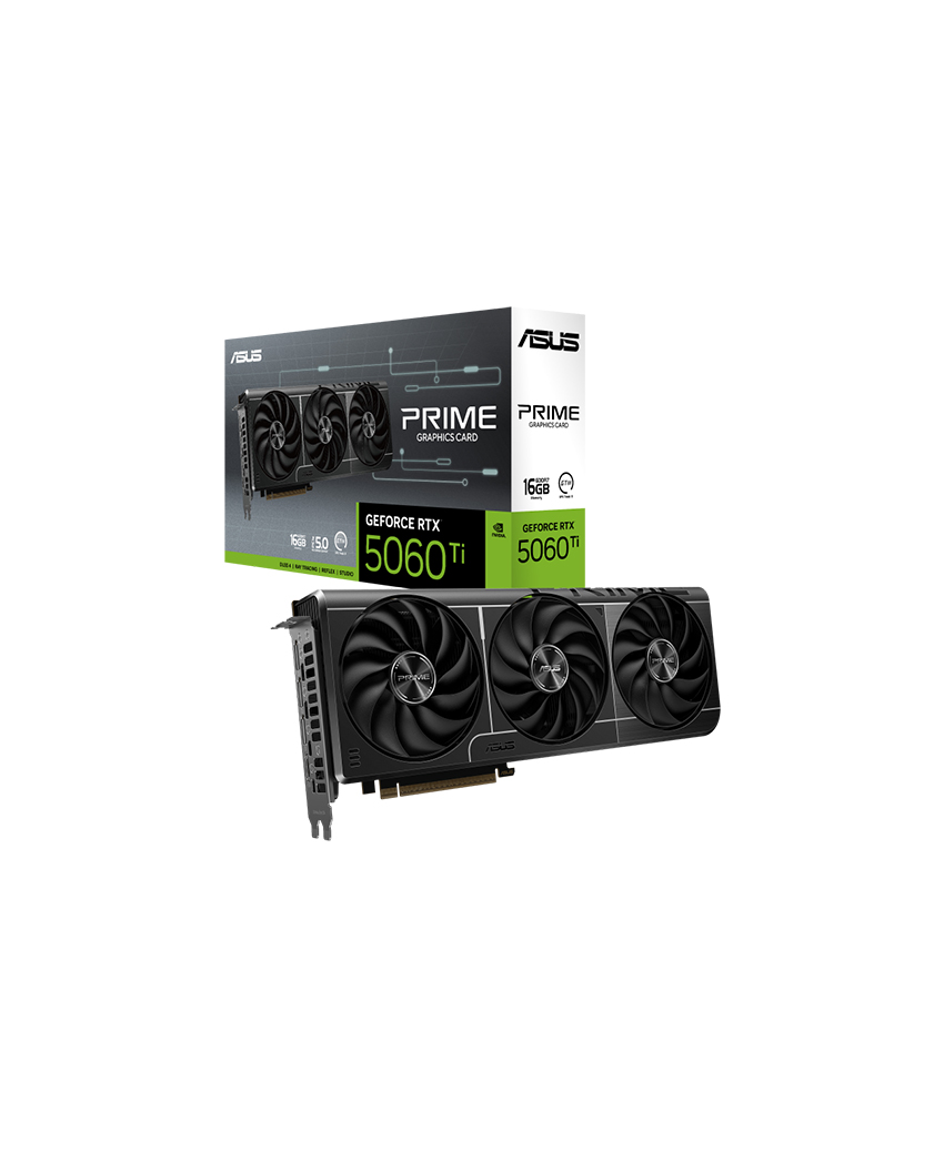 ASUS PRIME GeForce RTX™ 5060 Ti 16GB GDDR7 ASUS PRIME GeForce RTX™ 5060 Ti 16GB GDDR7