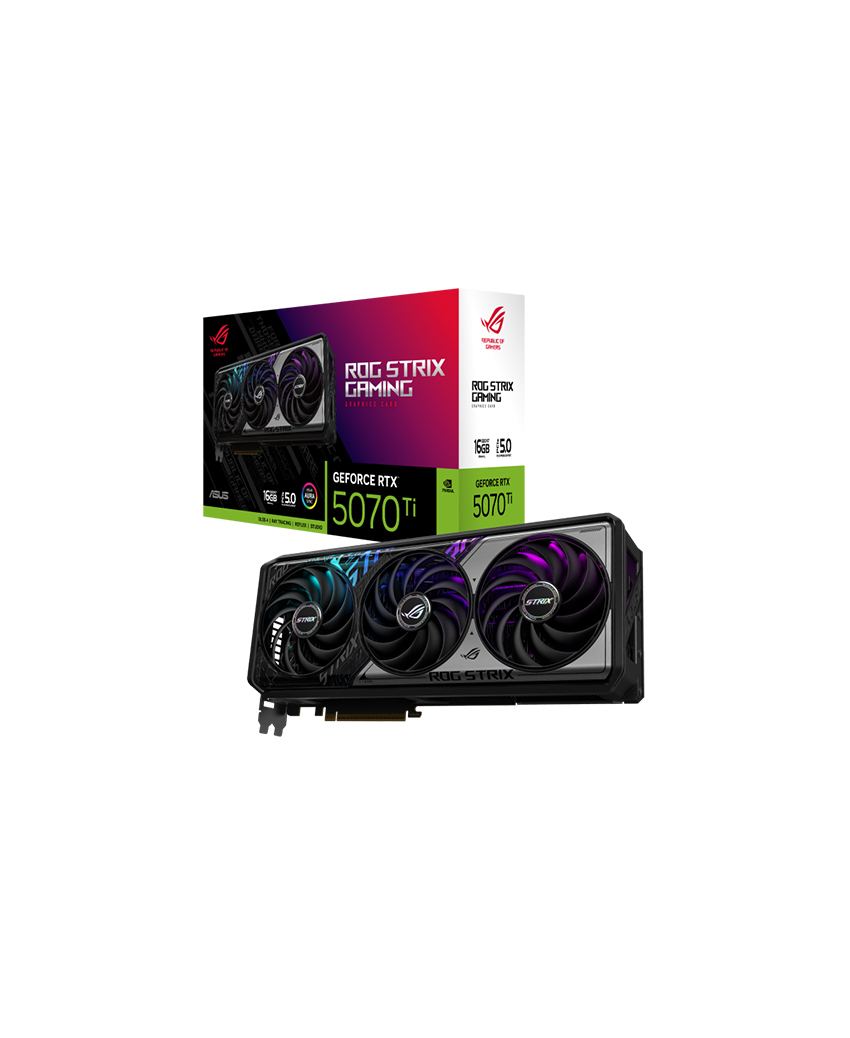 ROG Strix GeForce RTX™ 5070 Ti 16GB GDDR7 ROG Strix GeForce RTX™ 5070 Ti 16GB GDDR7
